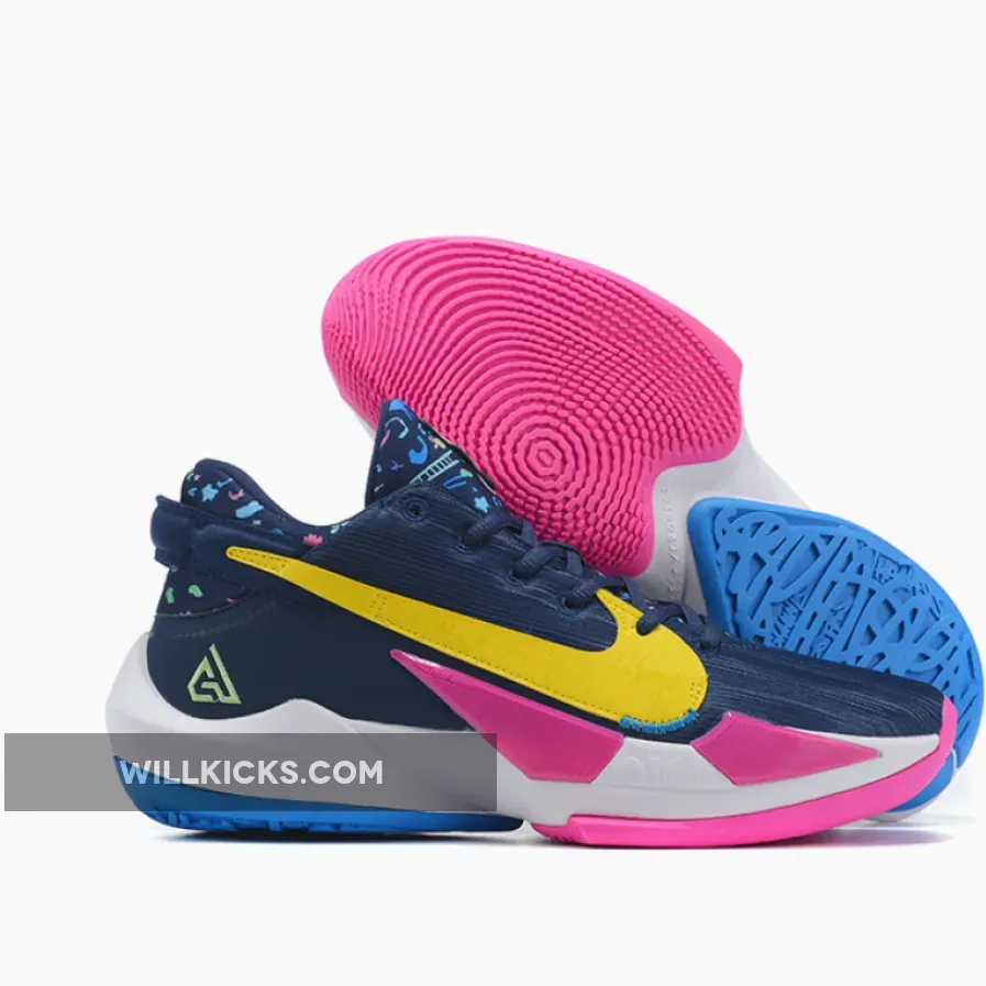 Nike Zoom Freak 2 Midnight Navy/Poison Green-Fire Pink
