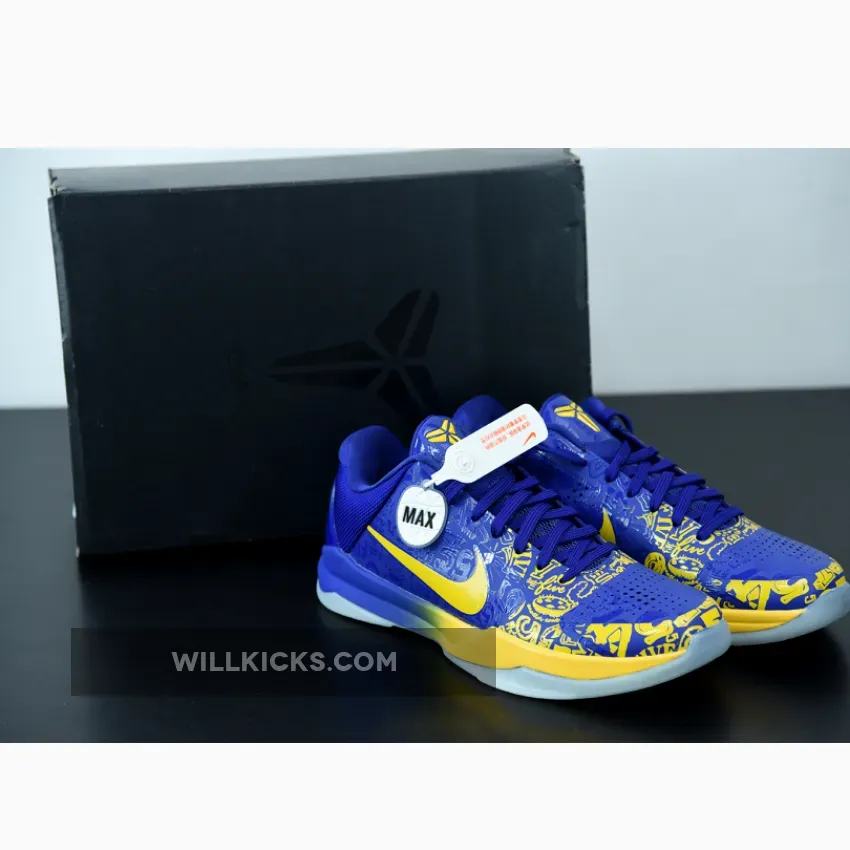 Nike Zoom Kobe 5 Protro '5 Rings' Concord/Midwest Gold