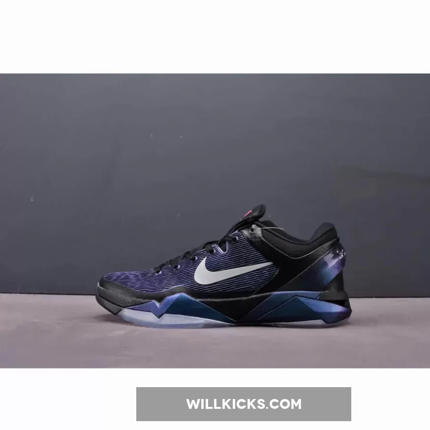 Nike Zoom Kobe 7 'Invisibility Cloak' Black/Court Purple-Trqs Blue
