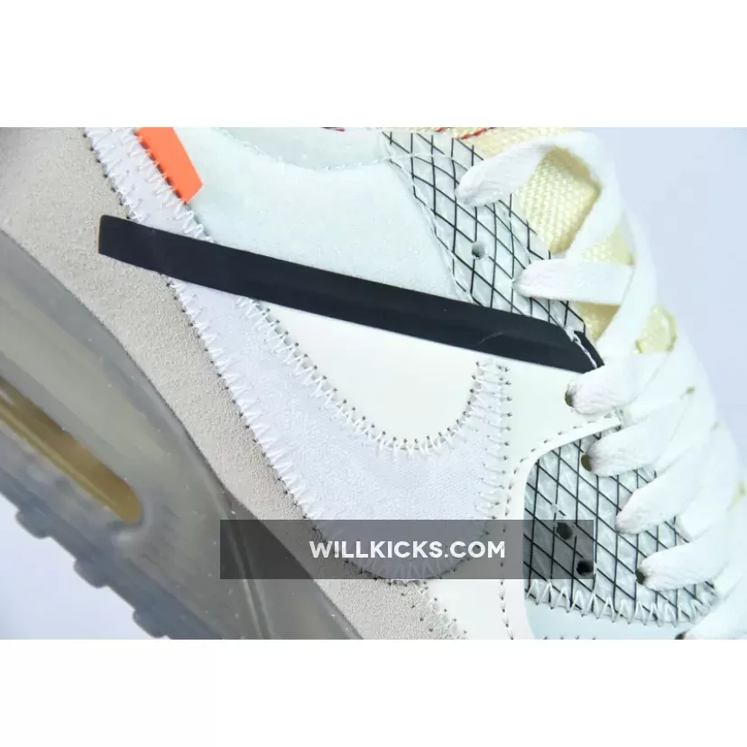 Off-White x Nike Air Max 90 Sail/White-Ice Blue-Muslin Off-White x Nike Air Max 90 Sail/White-Ice Blue-Muslin