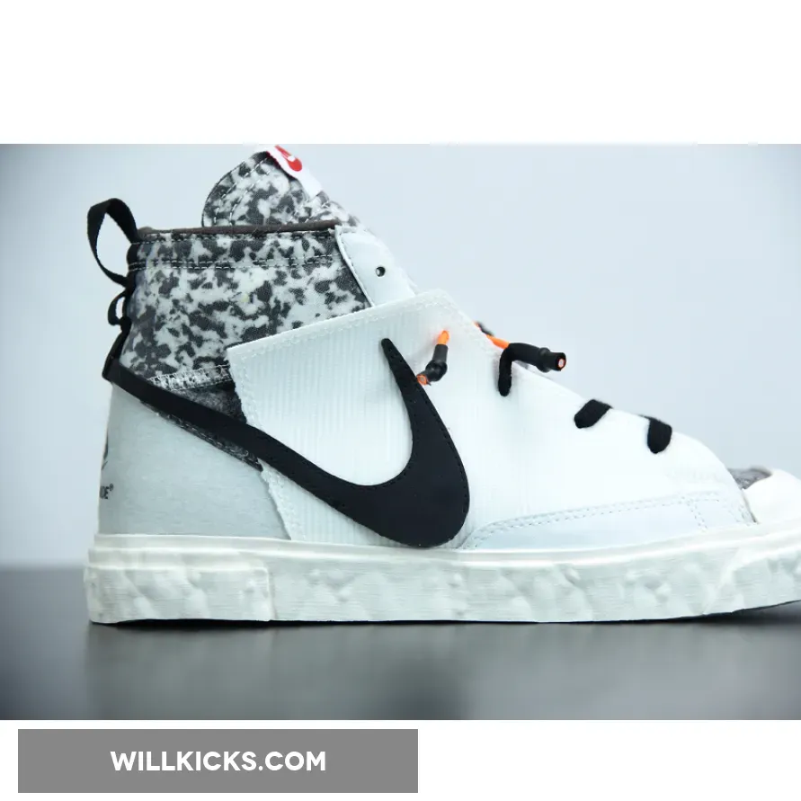 READYMADE x Nike Blazer Mid White/Vast Grey-Volt-Total Orange READYMADE x Nike Blazer Mid White/Vast Grey-Volt-Total Orange