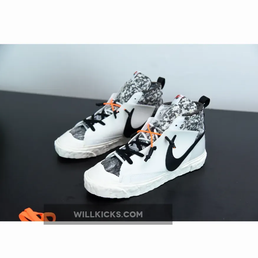 READYMADE x Nike Blazer Mid White/Vast Grey-Volt-Total Orange READYMADE x Nike Blazer Mid White/Vast Grey-Volt-Total Orange