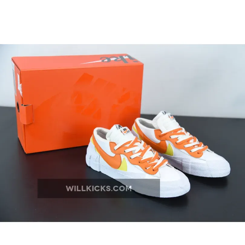 Sacai x Nike Blazer Low White/Magma Orange