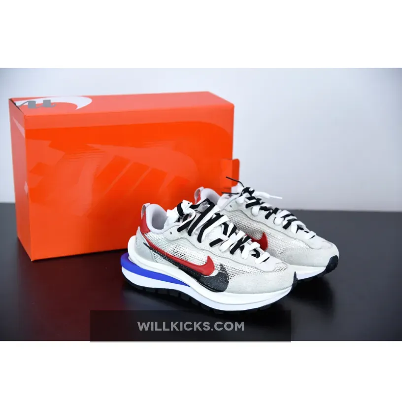 Sacai x Nike VaporWaffle Sail Royal Fuchsia