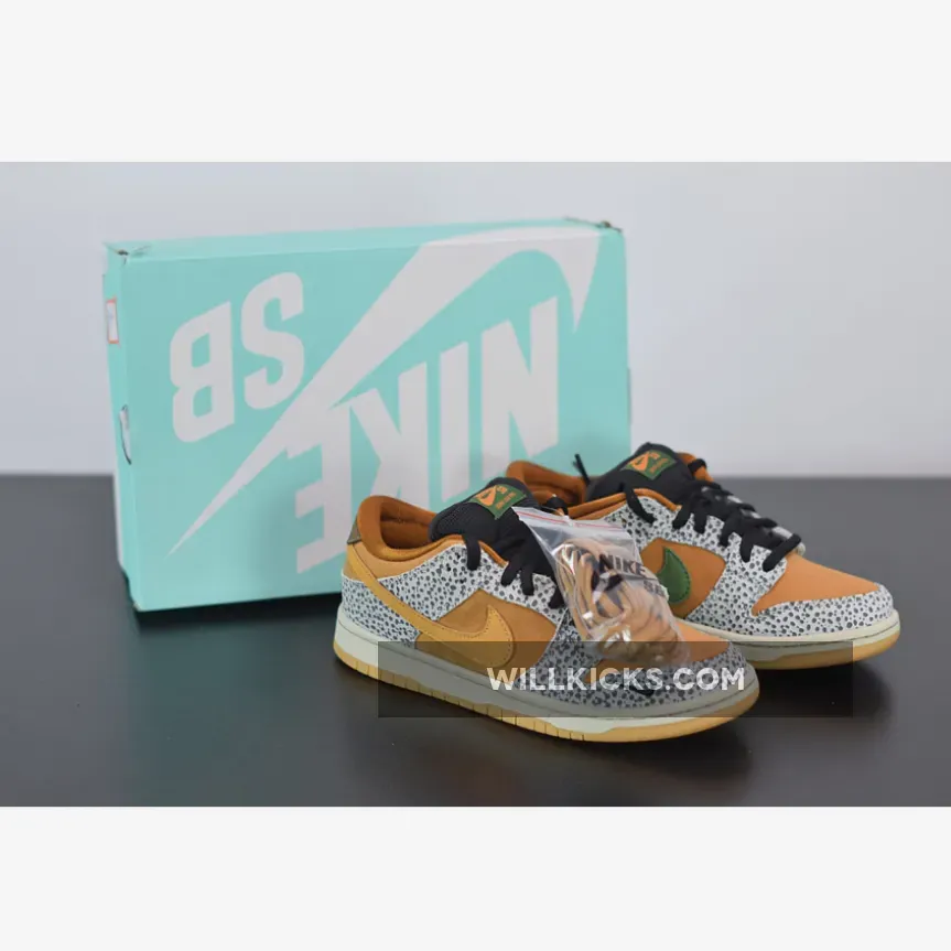 Sb Dunk Low Pro Safari NEUTRAL GREY/KUMQUAT
