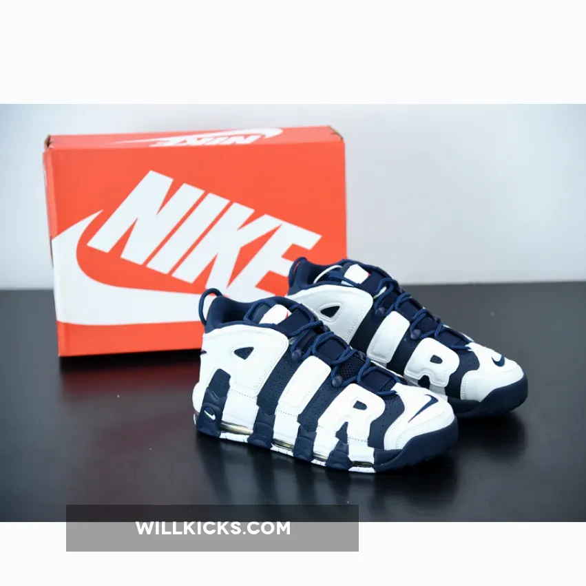 Scottie Pippen Nike Air More Uptempo "Olympic" White/Midnight Navy