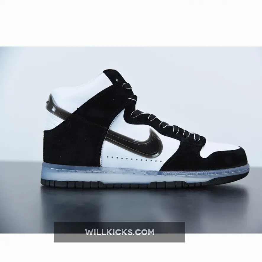 Slam Jam x Nike Dunk High White/Clear-Black Slam Jam x Nike Dunk High White/Clear-Black