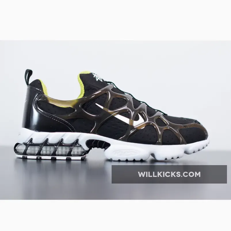 Stussy x Nike Air Zoom Spiridon KK Black/White-Bright Cactus Stussy x Nike Air Zoom Spiridon KK Black/White-Bright Cactus