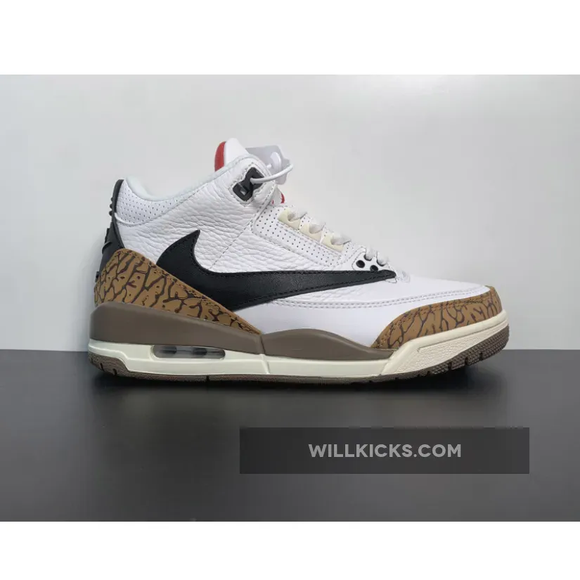 Travis Scott x Nike Air Jordan 3 Tan Brown