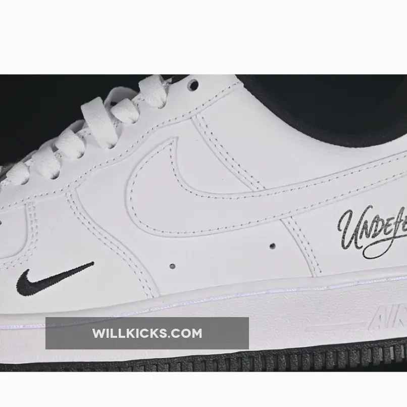 UNDEFEATED X AIR FORCE 1 07 LOW WHITE/BLACK UNDEFEATED X AIR FORCE 1 07 LOW WHITE/BLACK