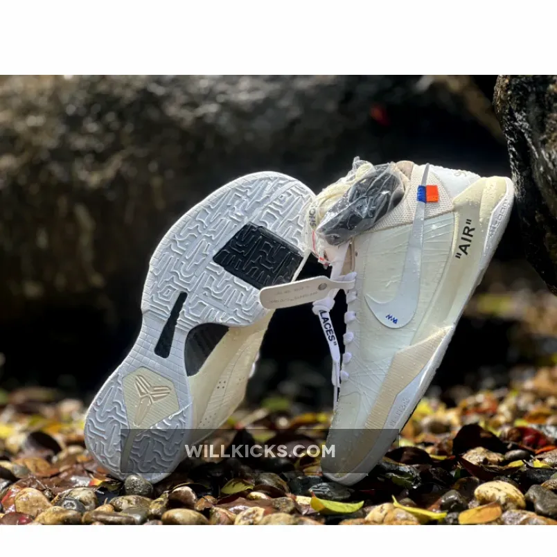 Undefeated x Custom Nike Kobe 5 Protro Rice White