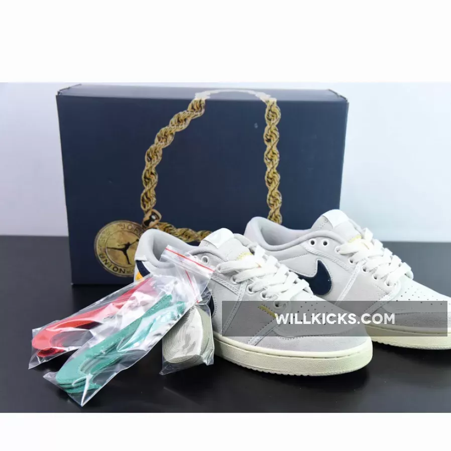 Union x AJKO 1 Low Sail/Muslin-Neutral Grey